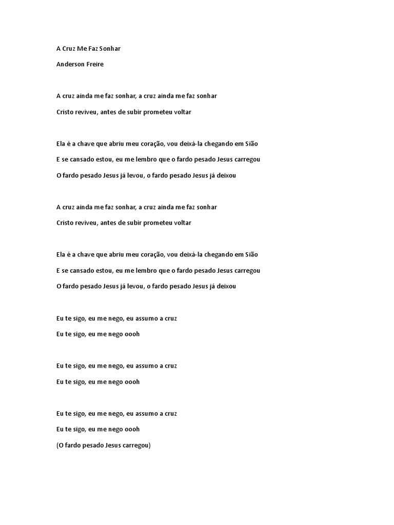 Letras de Anderson Freire: Reflexões e Fé | PDF | Amor