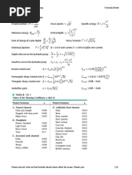 Formula Sheet CE340