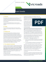 Pit and Pipe Invert Levels: Road Design Note