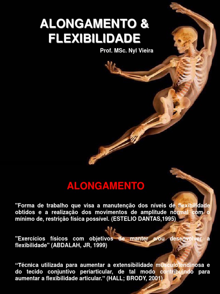 Aula de Alongamento e Flexibilidade | PDF | Flexibilidade (anatomia ...