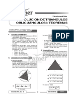 Tema 15 - Resolución de Triángulos Oblicuángulos I - Teoremas