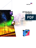 CT SB2 User Manual for Analyzer | PDF | Electrical Connector | Safety
