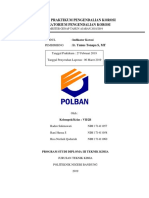 Laporan Praktikum Indikator Korosi Kelompok 7