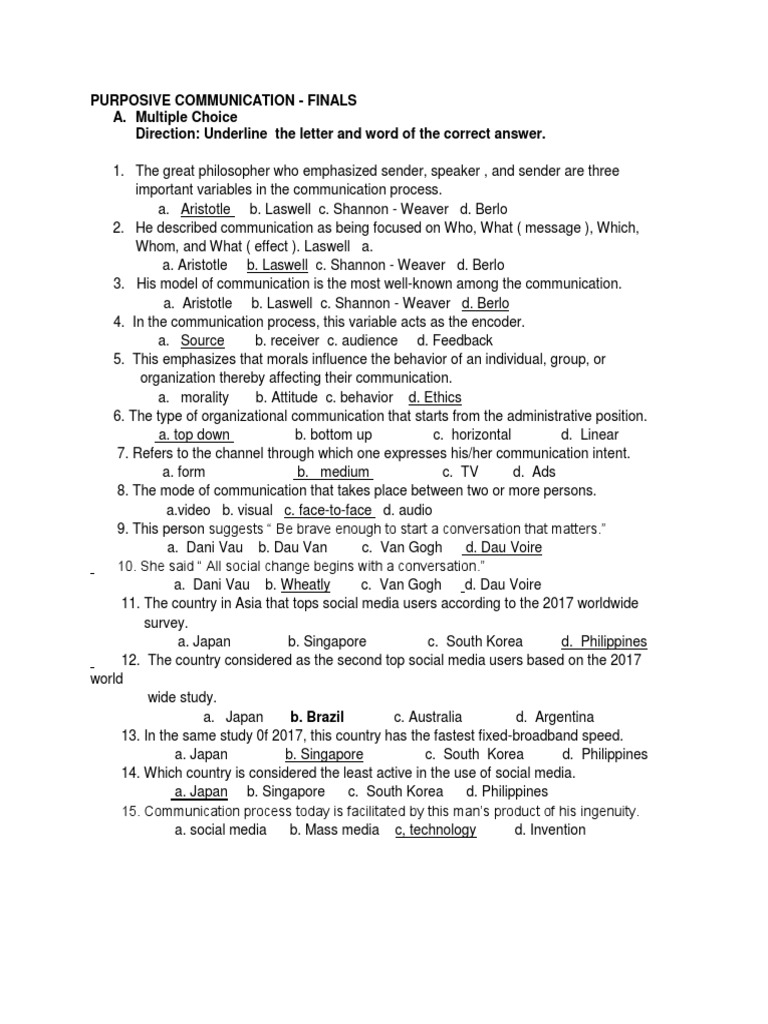 Final Exam Purposive Com Digital & Social Media Social Media