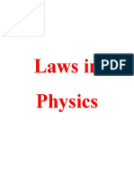Physics Laws