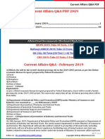 Current Affairs Q&A PDF Free - February 2019 by AffairsCloud.pdf