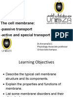Cellmembrane and Transport Mechanism PDF
