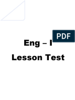 Eng Lesson Final Test