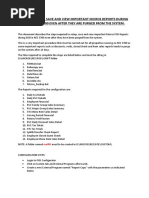 Procedure To Setup, Save & View Important Micros Reports Even After Purge