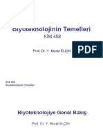 Biyoteknolojinin Temelleri