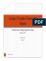 Lecture 3 Complex Exponential Signals