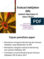 Apakah Perlu Evaluasi JKN - Terbaru PDF