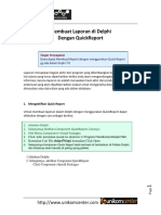 Membuat Report Dengan Quick Report Pada PDF