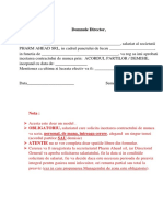 Formular Incetare Contract de Munca PDF