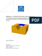 Influence of Fluid Structure Interaction on Concrete Dams during Earthquakes