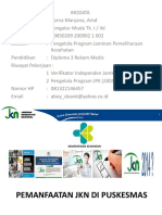 KAPITASI Dan NON KAPITASI PKM (JKN)