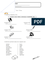 Escola Universidade Infantil Aluno: - Data