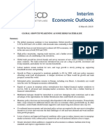 Global Growth Weakening As Some Risks Materialise OECD Interim Economic Outlook Handout March 2019