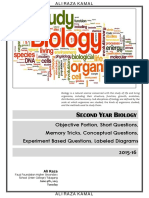 Biology 2nd Year - Objective Mcqs - Ali Raza - Ark PDF