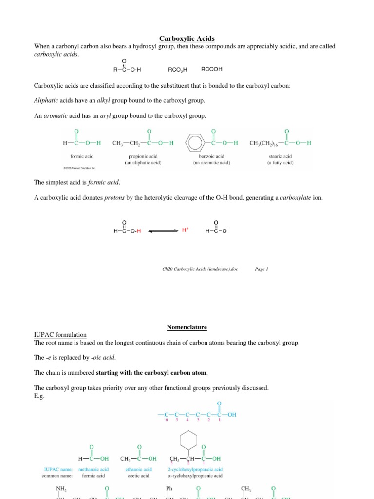 Ch20 PDF | PDF | Ester | Carboxylic Acid