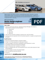 Job Ad CR Senior Design Engineer