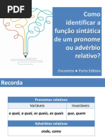 ENC Funcao Sintatica Pronome