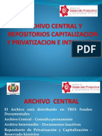 Presentacion Del Archivo Dentral y Capitalizacion