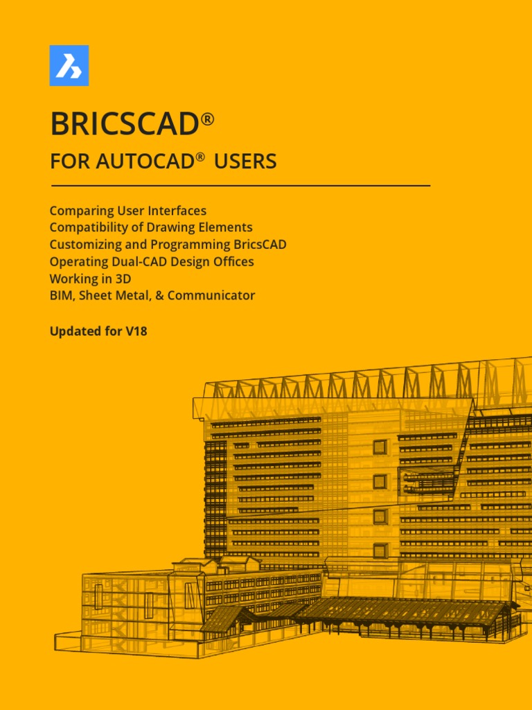 BricsCAD V18 For AutoCAD Users PDF | PDF | Auto Cad | Autodesk