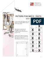 Pattern FOR MEN S Pants: With Higher Back