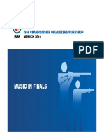 13th ISSF Workshop 2015 - 23 - Music in Finals