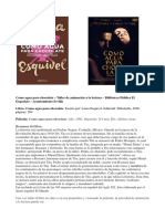 Como agua para chocolate - Preguntas y respuestas