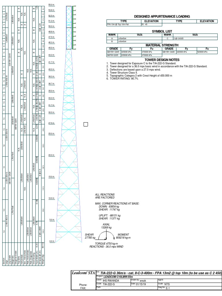 Telecom Tower Design for Engineers | PDF | Sports | Nature