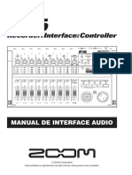Manual de Interface Audio: © ZOOM Corporation Está Prohibida La Reproducción de Este Manual, Tanto Parcial Como Completa