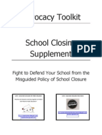 Advocacy Toolkit Supplement: School Closings 