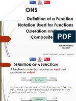Week 4 Lecture 1 Functions