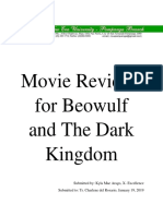 Movie Reviews For Beowulf and The Dark Kingdom