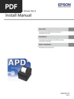 Install Manual: Advanced Printer Driver Ver.5