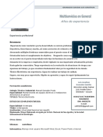 Curriculum Vitae Granados