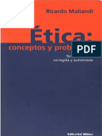 MALIANDI, RICARDO - Ética, Conceptos y Problemas PDF