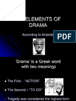 Six Elements of Drama: According To Aristotle