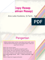 Materi Resep Dan Copy Resep