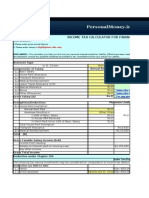 Income Tax Calculator FY 2010 11(1)