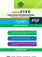 Sosialisasi USBN TP 2018-2019