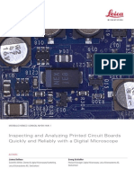 Microelectronics Inspecting&Analyzing PCBs en