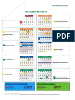 Calendario Escolar Andalucía 2018-2019