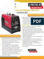 Soldadora Lincoln Ranger 250 GXT A GASOLINA PDF