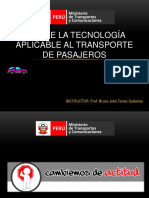 Uso de Tecnologias Aplicables a Transporte de Pasajeros