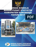 Laporan Kinerja BPS Kabupaten Ponorogo Tahun 2017 PDF