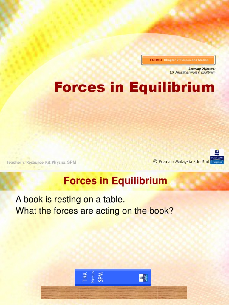Physics SPM: Forces in Equilibrium | PDF | Force | Mechanics
