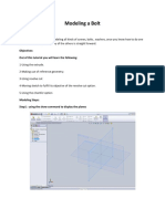 Solid Works Modeling - A - Bolt PDF